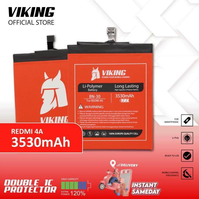 VIKING Baterai Redmi 4A BN30 Double Power