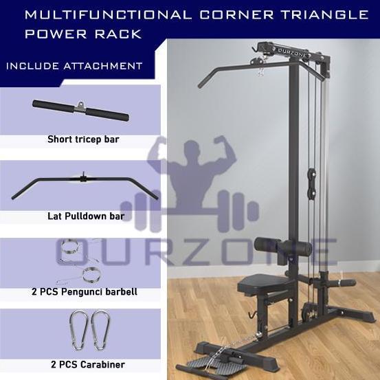 Lat Pull Down Rowing Cable Machine Crossover Pull Up Rack