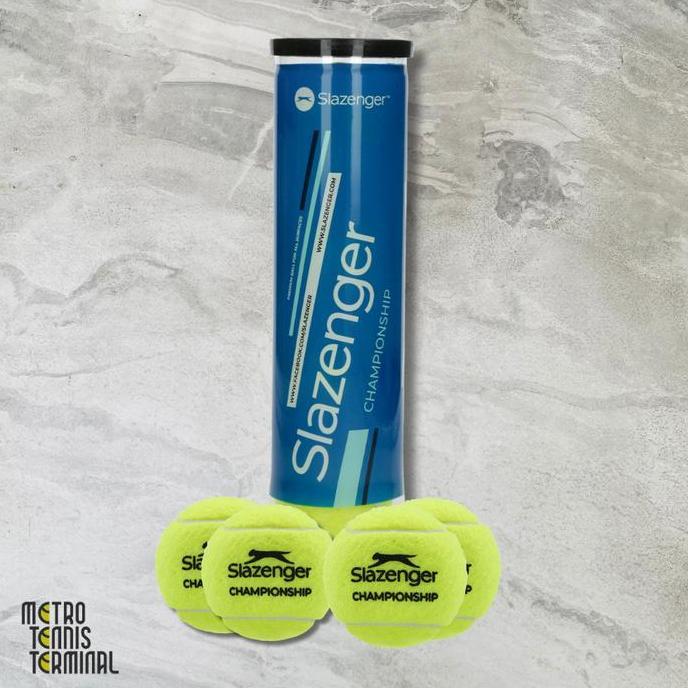 Slazenger Championship 4 Tennis Ball ( Bola Tenis Isi 4 Slazenger )