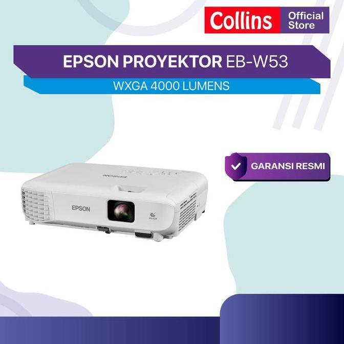 Epson Proyektor Eb-W53 Wxga 4000 Lumens