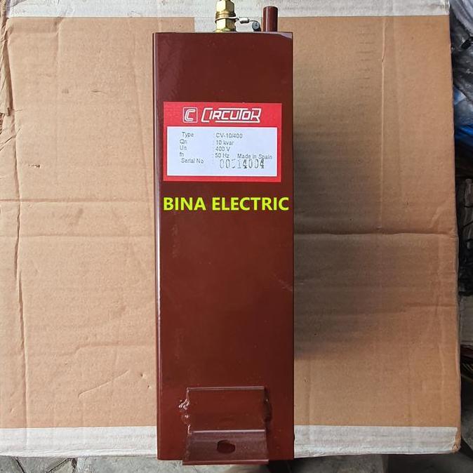 pt.berkah1 / Capasitor / Kapasitor Circutor CV-10/400 10KVar 400V CV 10 400V 400 V Diskon