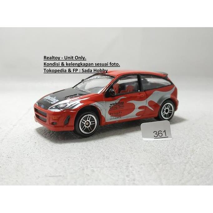 DIECAST REALTOY FORD FOCUS RS WRC RALLY CAR UNIT ONLY CADATOYS