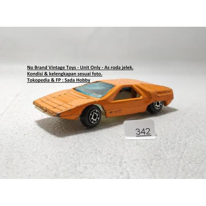 VINTAGE ZYLMEX ALFA CARABO BERTONE ORANGE MADE IN HONG KONG JUNK CADATOYS