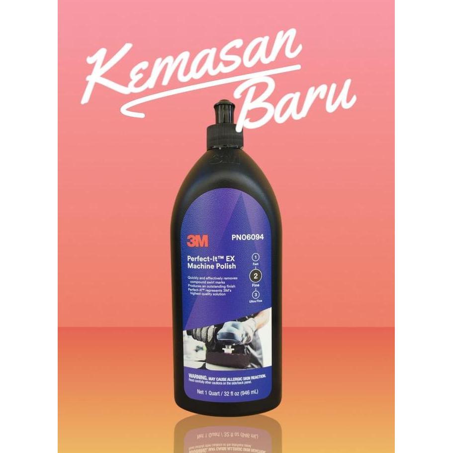 3M 6094 Perfect it EX machine polish obat poles mobil step 2 penghilang swirlmark atau sarang laba l