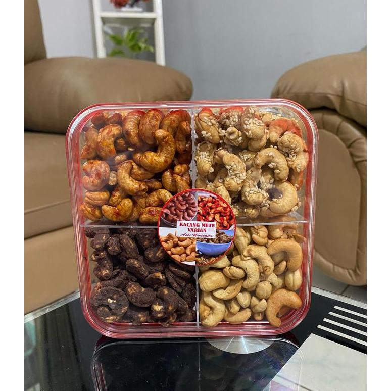 Kacang Mete Toples 4 Rasa (Isi Kacang Mete Semua)