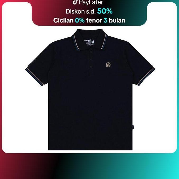 QIVARASHOP_ - DOBUJACK POLO SHIRT GECKO BLACK