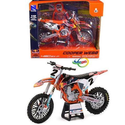 58353 - NEW RAY 1/12 KTM 450 SX-F FACTORY RACING RED BULL #2 COOPER WEBB A2158