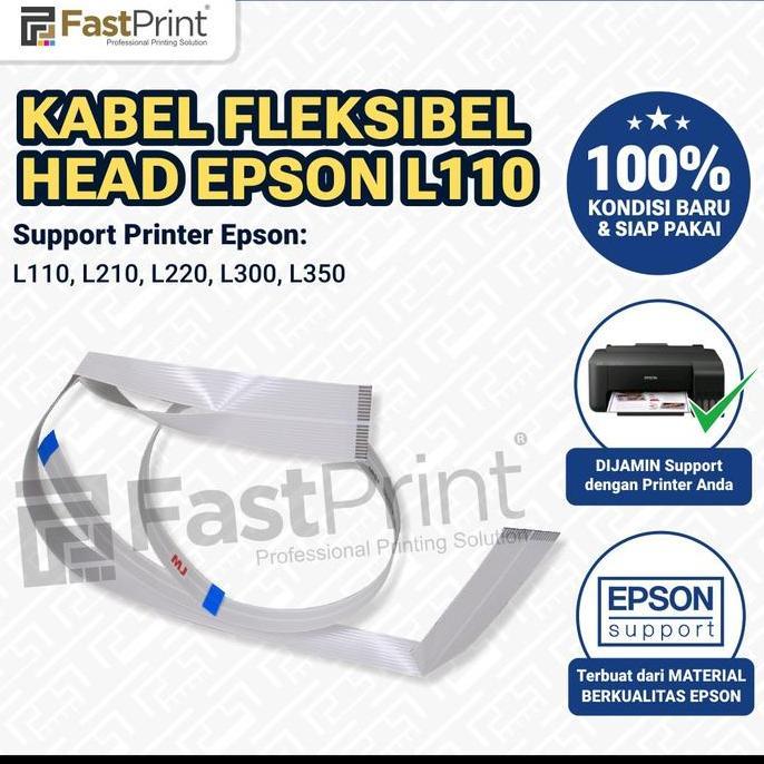 Ready  Fast Print Kabel Fleksibel Head Printer Original Epson L300
