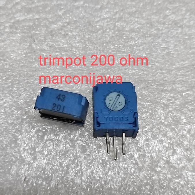 trimpot VR 200 ohm Tocos trim depan