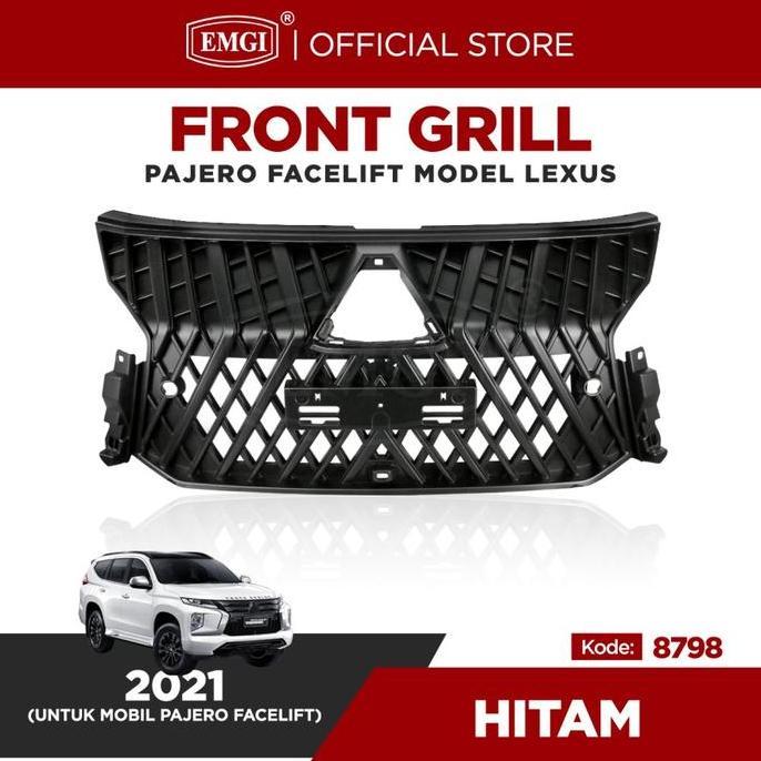 HARGA DISC - Front grill EMGI grill depan pajero facelift 2021 model lexus