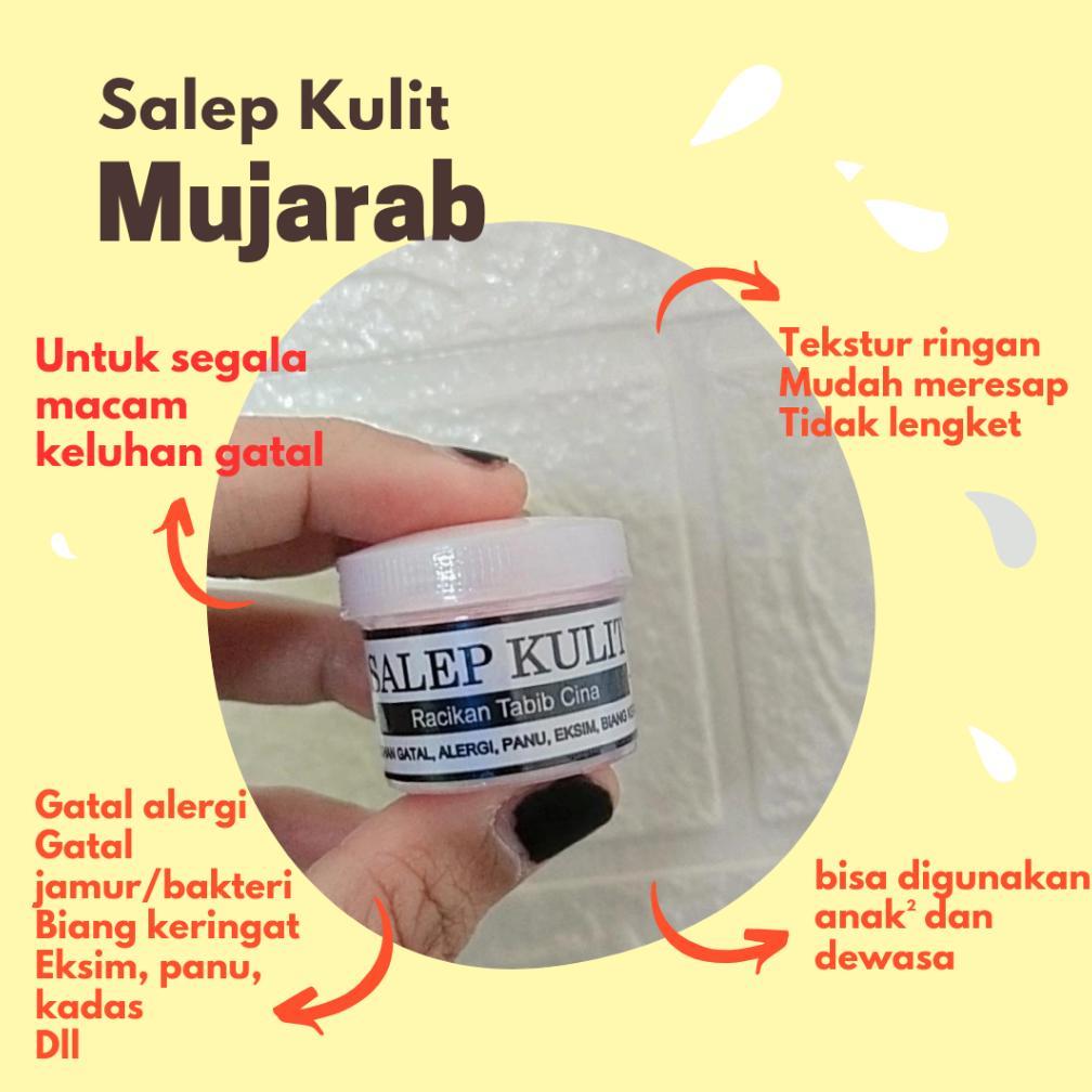 Salep Gatal Racikan Spesialis Kulit Paling Ampuh - Eksim Basah, Kering, Gatal Menahun, Scabies - Isi