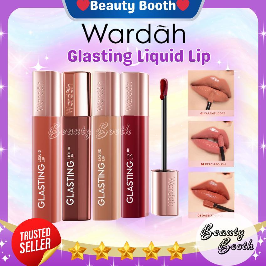 WARDAH Glasting Liquid Lip Gloss | Lip Cream Transferproof