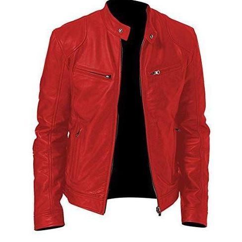 CUCI GUDANG [COD] Jaket kulit pria / Jaket semi kulit / Jaket keren / Jaket kulit asli garut /Jaket 
