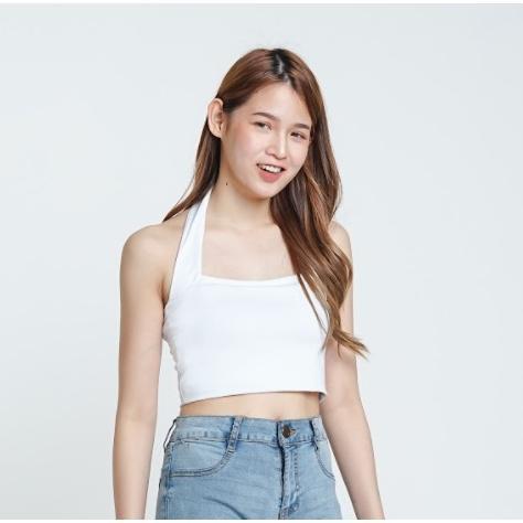 Hot Modavie - Belle Halter Top Tanktop Korea Crop Top Korean Halter Tank Top
