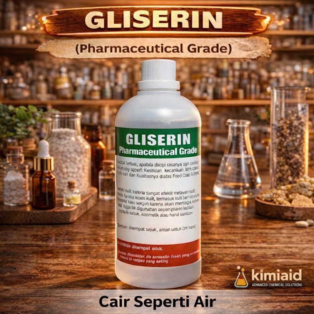 Gliserin 1 Liter - Vegetable Glycerin - Gliserin Nabati - Gliserol Pharmaceutical Grade