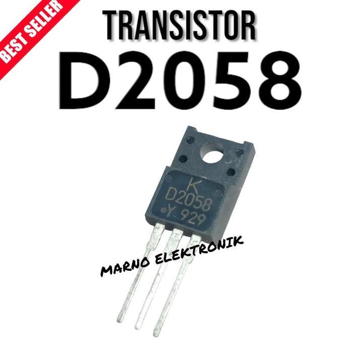 TRANSISTOR TR D2058 D 2058 D-2058 ASLI ORI ORIGINAL A2162