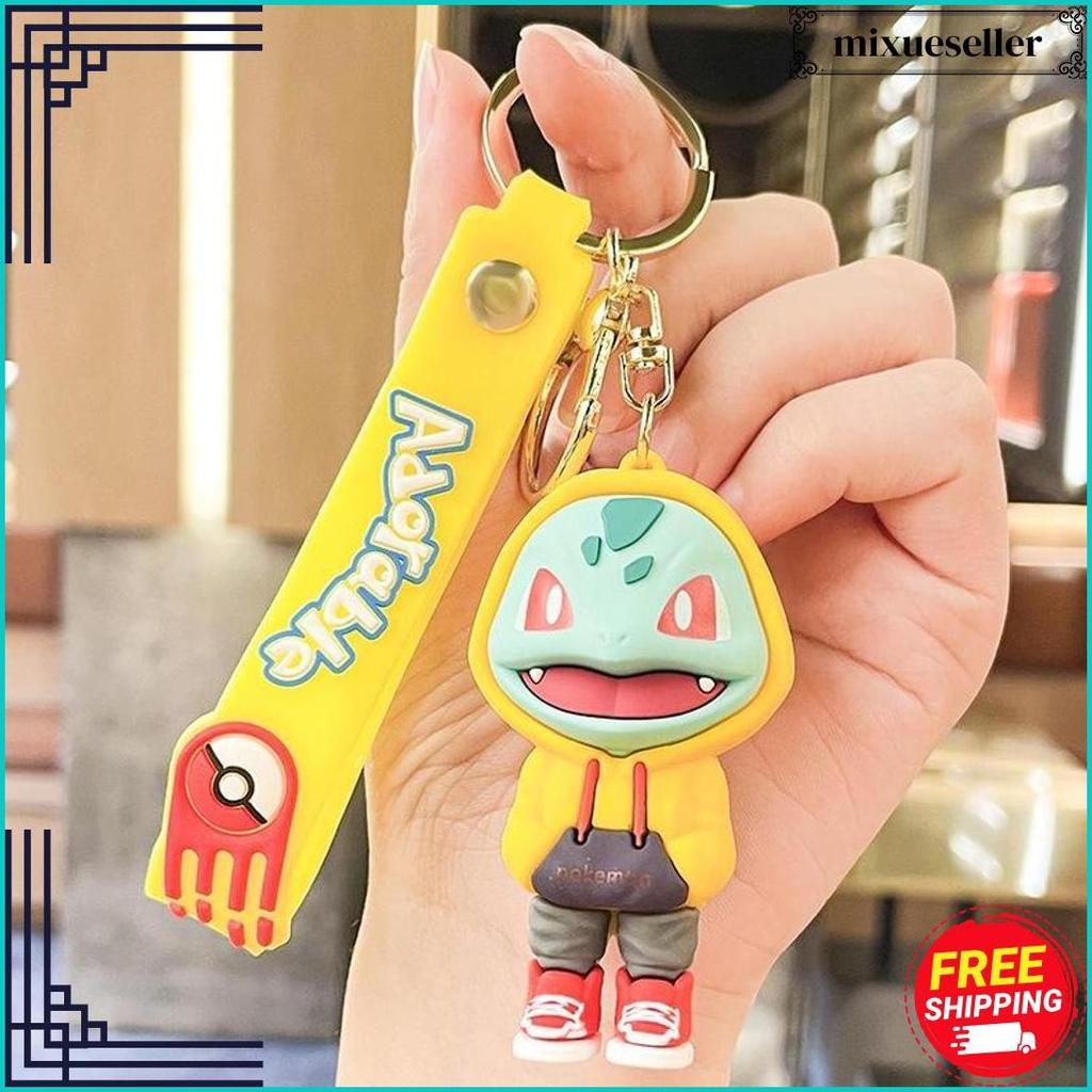 Gantungan Kunci Anime Pokemon Pikachu Topper Cake Ganci Souvenir Hadiah Kado Ulang Tahun Gantungan T