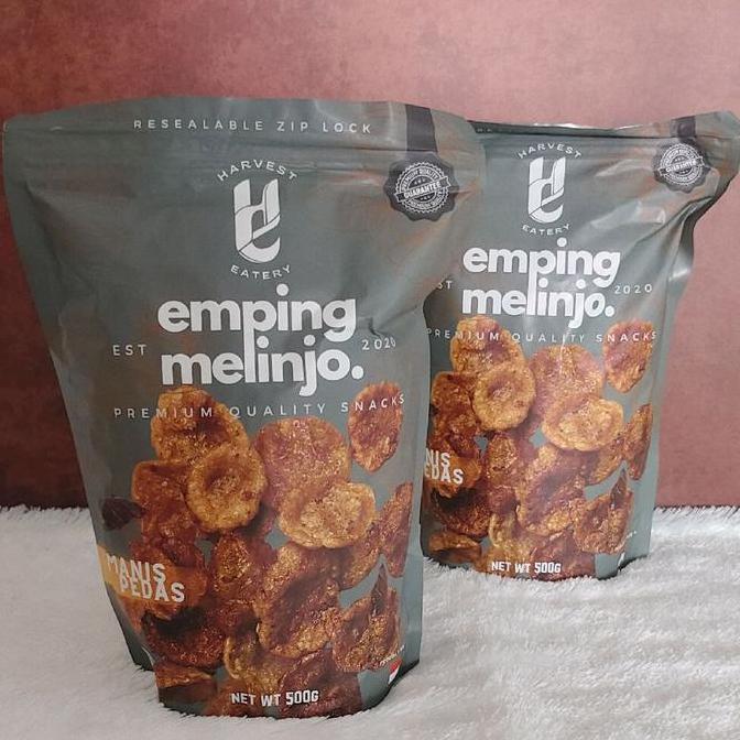 Terbaru Emping Melinjo Manis Pedas Harvest Eatery 500Gr