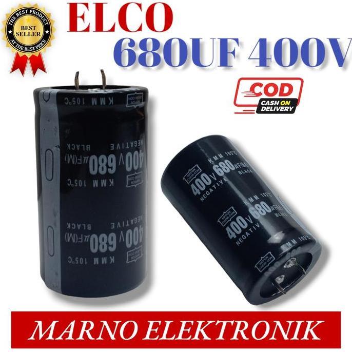CAPASITOR KAPASITOR ELCO 400V 680UF 400V680UF ASLI ORIGINAL ORI A2162