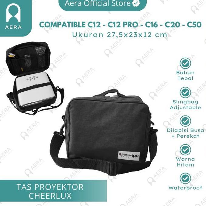 Tas Slingbag Proyektor Cheerlux C50-C16-C12 Pro Bag Waterproof