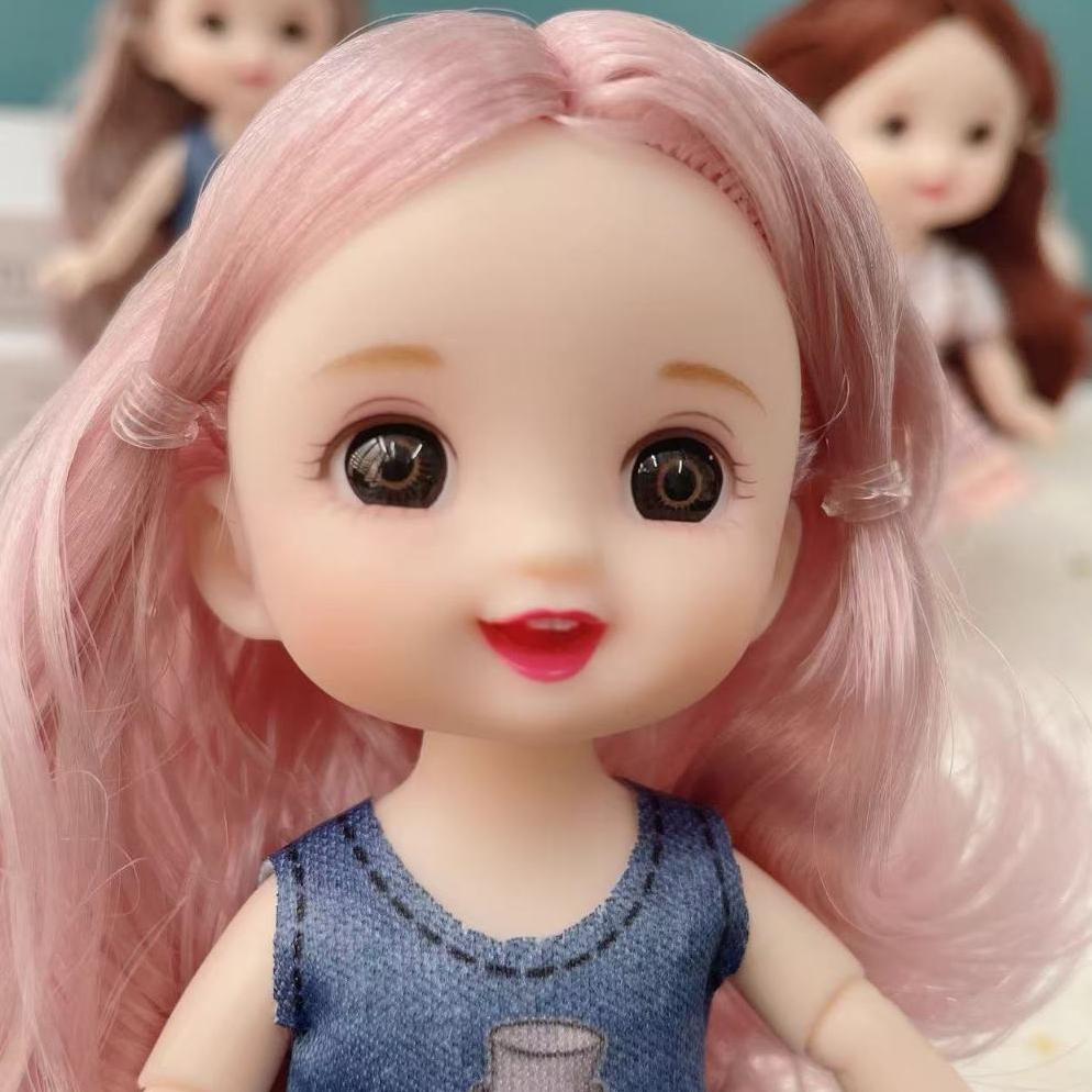 big sale 17cm boneka yuna bjd doll toys sendi fleksibel princess girls mini cute hadiah buat cewek b