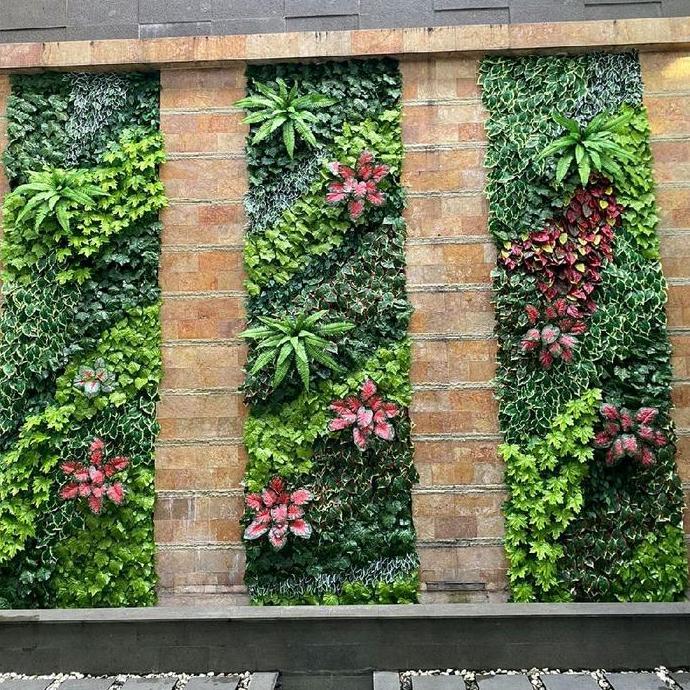 Tanaman Hias Plastik Vertical Garden Articial Garden Sintetis - Vertical Garden Artificial Outdoor I