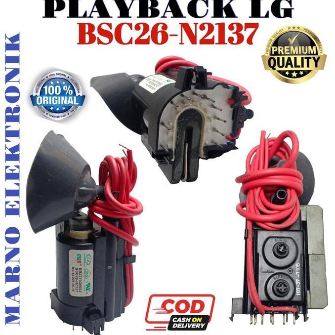 PLAYBACK FLYBACK TV LG 29 INC BSC26-N2137 BSC26 N2137 ORIGINAL A2162
