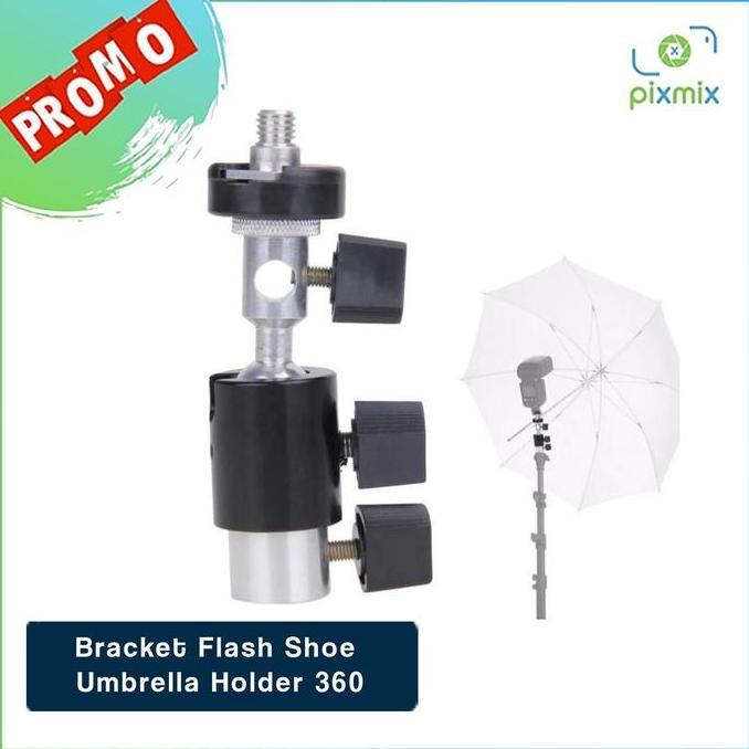 Flash Holder Hot Shoe | Bracket Flash Shoe Umbrella Holder 360