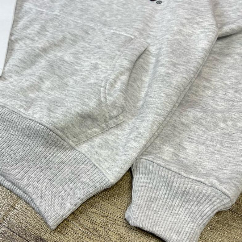 ORIGINAL HOODIE JAKET HARVARD 1636 FREE BAG Misty Hitam Unisex Reguler University Universitas