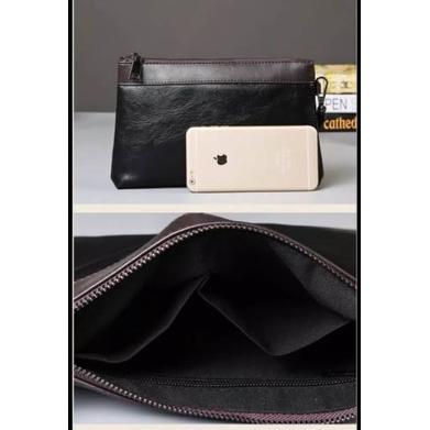 Terbaru Leather Concept Tas Tangan Pria - Clutch Pria (Lotus)