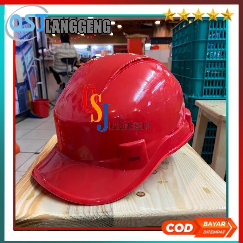 Helm Safety NSA Vented Merah - Helm Safety Proyek NSA Vented Warna Merah