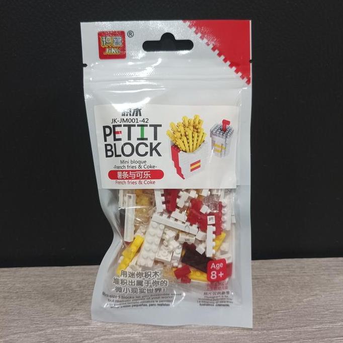 Jike petit block french fries & coke (mini block)