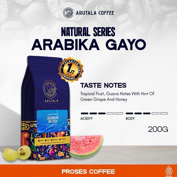 [] ARUTALA Natural Series - Arabika Gayo 200 gram