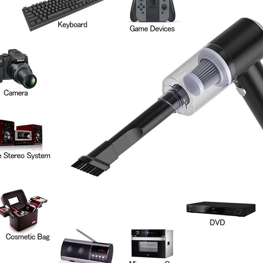 C3001 Vacuum Cleaner Wireles Vakum Mini Untuk Meja Laptop Mobil Serbaguna