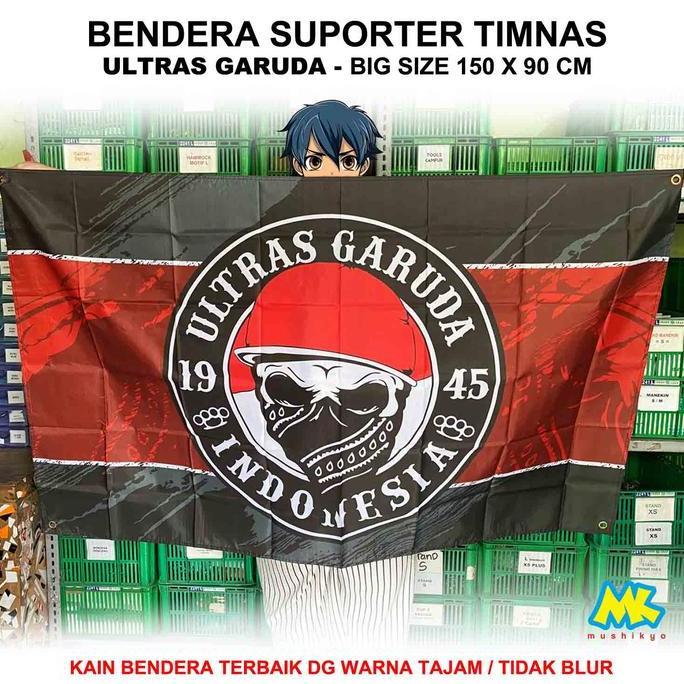 Bendera Suporter Timnas ULTRAS GARUDA Ukuran 150 x 90 CM
