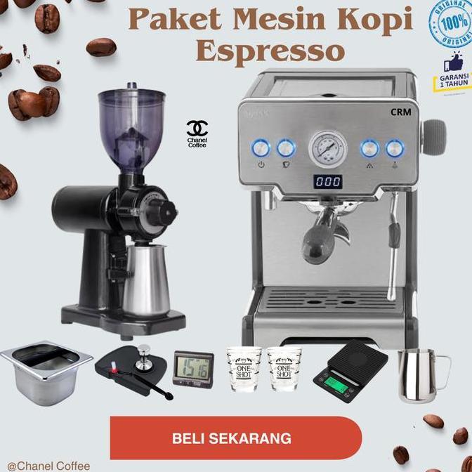 Terlaris Paket Mesin Kopi Espresso / Paket Usaha Kedai Atau Rumahan Lengkap
