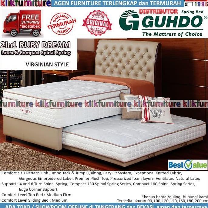 2in1 RUBY DREAM Guhdo (set 160x200cm) Latex Virginian Style