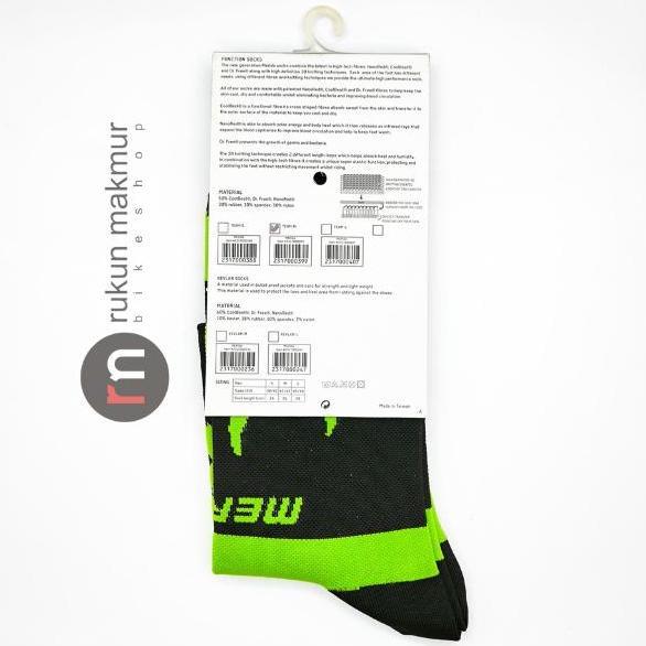 cv.mirei / Merida Socks Original Team Merida Size M Medium Sock Kaos Kaki Sepeda Balap Roadbike / Gu