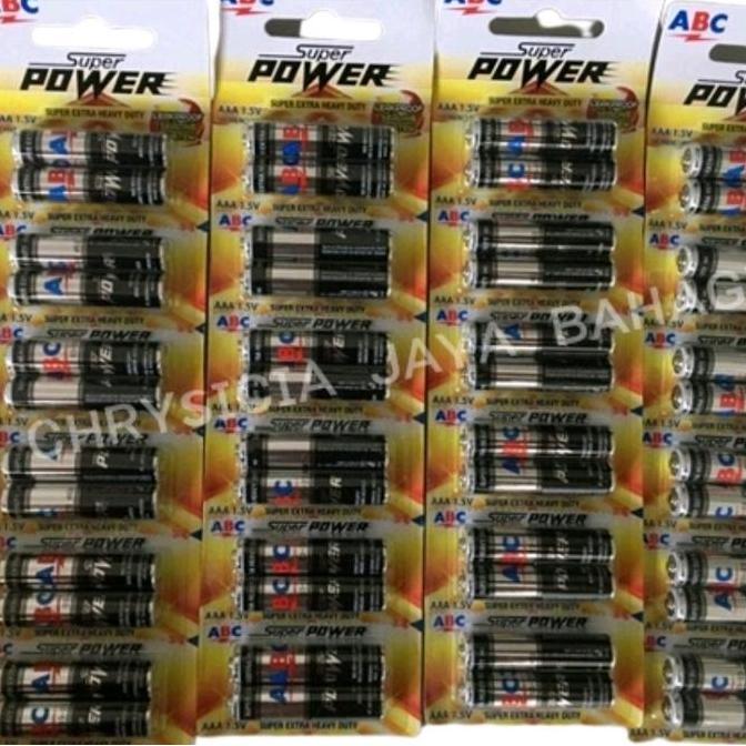 Paor- Batre Abc Aaa - Baterai Abc Kecil Remot - Battery Abc A3 Power Batrei
