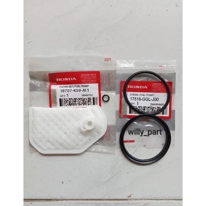 Filter Fuel Pump + Pampers + Oring Fuel Pump Vario 150 Fi Led K59