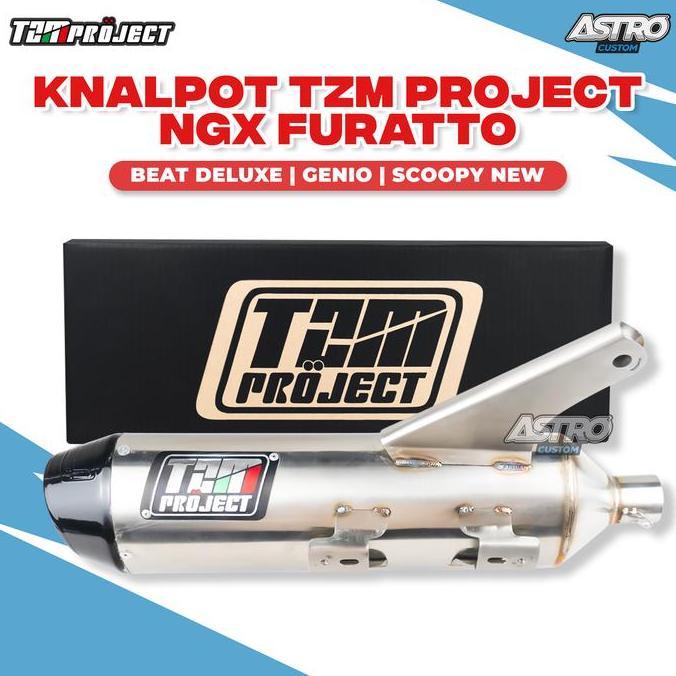 TZM Knalpot NGX Furatto Beat Deluxe Genio Beat Street Scoopy Prestige Silincer