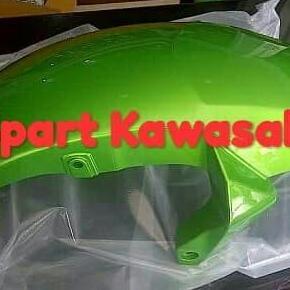 Spakbor depan hijau ER6 ER6N ER6F Original Kawasaki terlaris