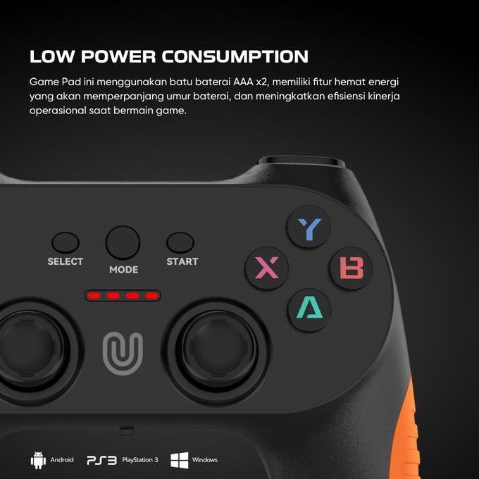 bangfredymuna - Gamepad Wireless Unitech 2.4G CM-039 untuk Hp Android Tablet PS3 Laptop Joystick Gam