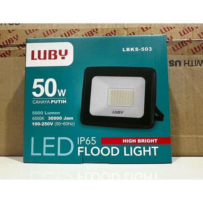 Promo Lampu Sorot  Led 50W  Led Floodlight Ip65 Dust & Water Proof 50W