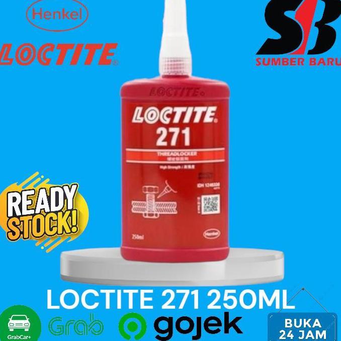 cahyanacanz - LEM BAUT LOCTITE 271 250ML - LEM ULIN BAUT LOCTITE 271 250 ML Diskon