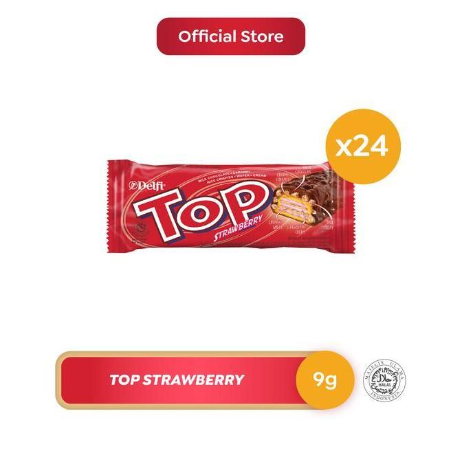 [] Delfi Top Strawberry 9 g ( 24 Pcs / Box )