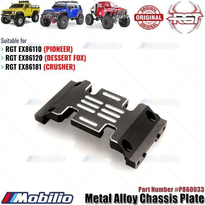 RGT Part #P860033 Metal Alloy Chassis Plate RC EX86110 EX86120 EX86181 Crawler Adventure