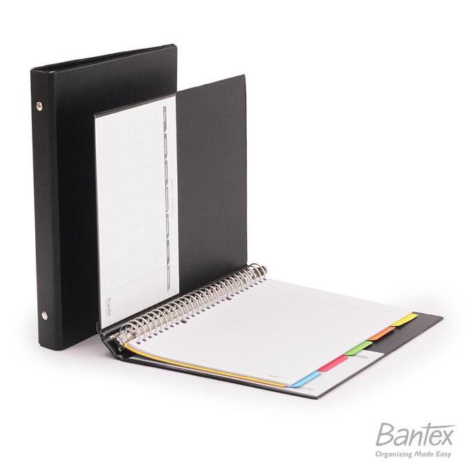Newsave- Bantex Multiring Binder 6 Ring 5Mm B5 Black #136 10