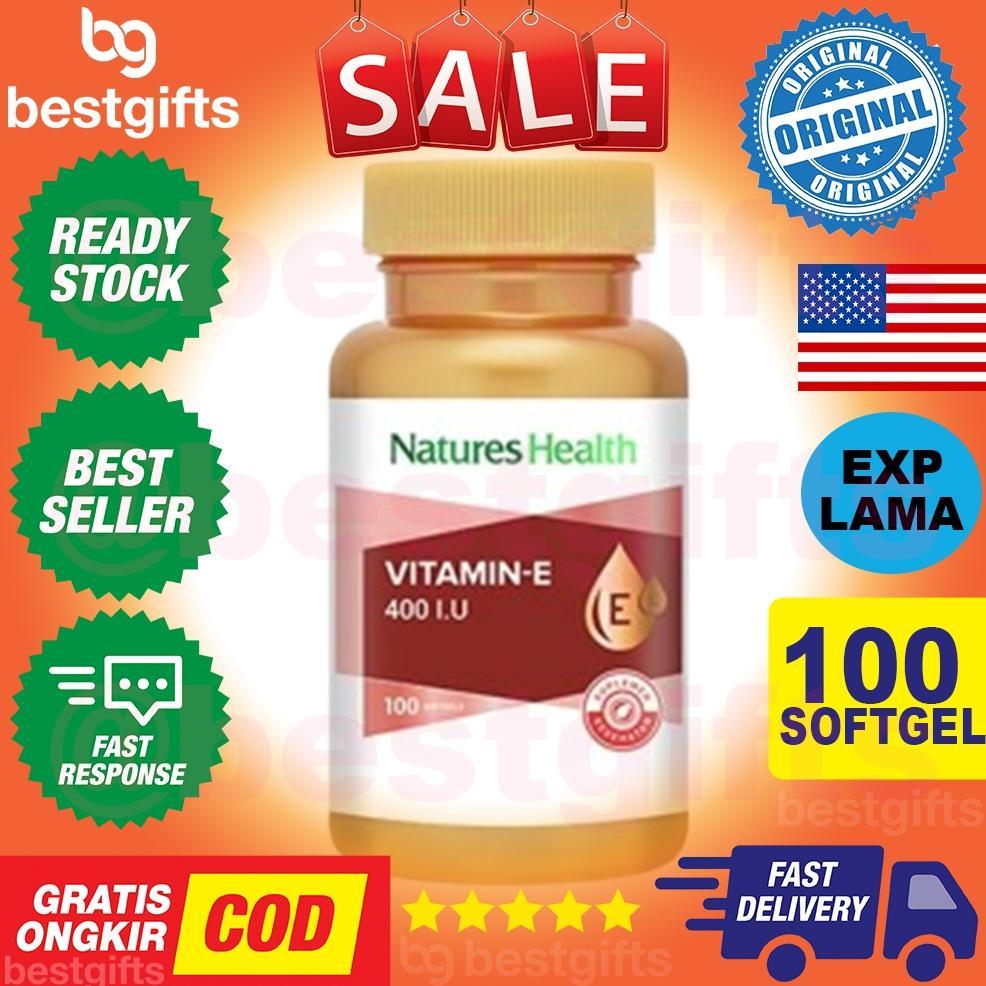 Nature'S Natures Nature Health Vitamin Vit E 400Iu 400 Iu Imunitas Antioksidan Anti Aging 100 Kapsul