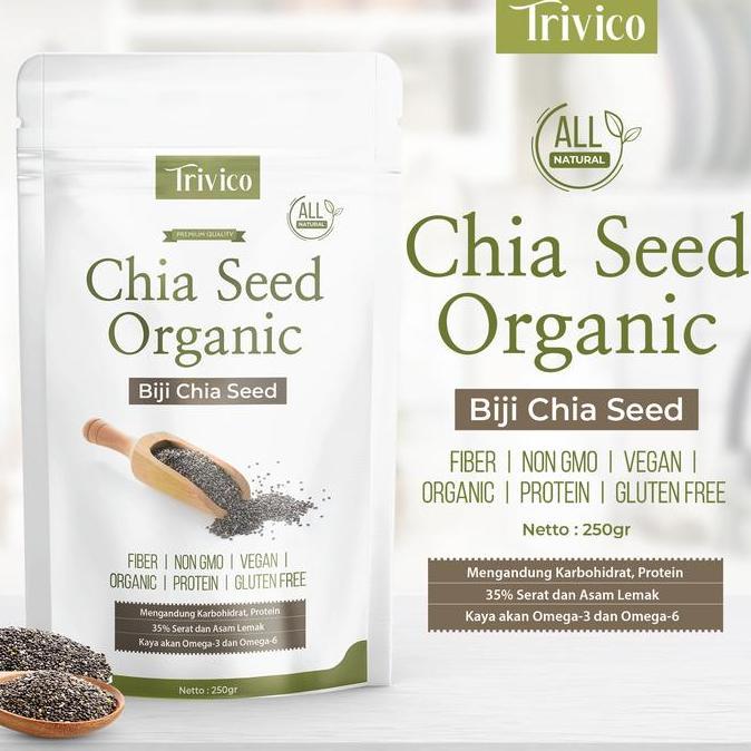 [] Trivico | Chia Seed | Chia Seed Organik | Chia Seed Premium | Biji Chia | Chia | Black Chia Seed 